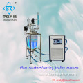 Jacketed Glass reactor equipment for chemistry biological